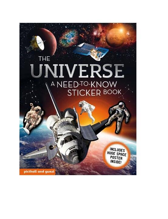 The Universe Need To Know Sticker Book: $13.00