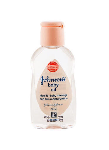 Johnson and Johnson Baby Oil  50ml: $5.00