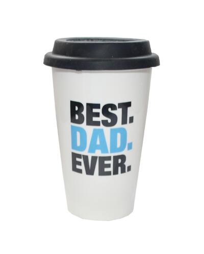 Best Dad Ever Travel Mug with Silicone Lid