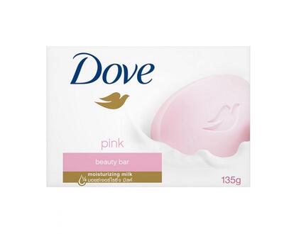 Dove Beauty Bar Soap Moisturising Milk Pink 135g