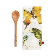 Demdaco Flock Of Butterflies Cotton Linen Towel 17x28: $0.00
