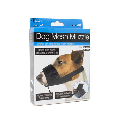 Adjustable Nylon Mesh Dog Muzz