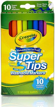 Crayola Super Tips Washable Markers 10ct: $15.00