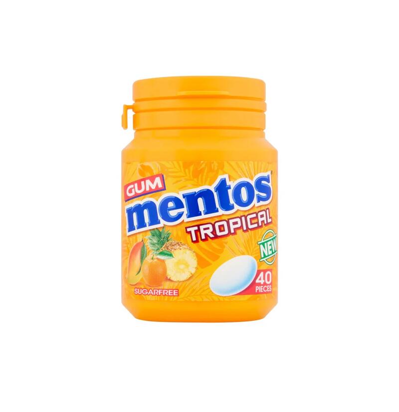 Mentos Tropical Gum 40 pieces