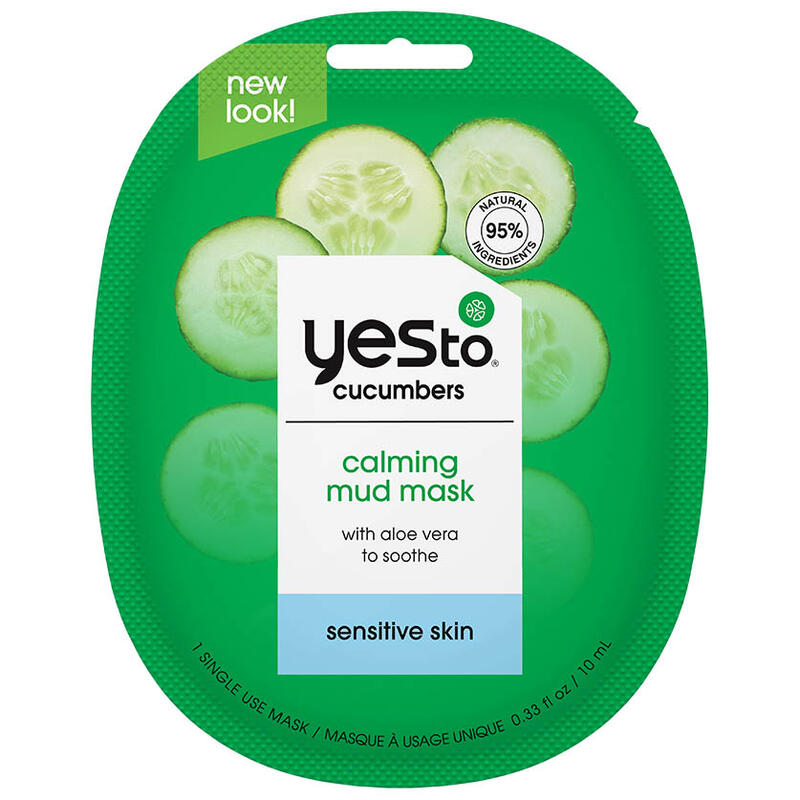 Yesto Calming Mud Mask Sensitive Skin Cucumbers 0.33oz