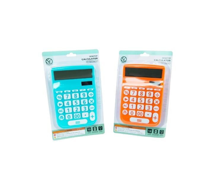 Supply Line 8 Digit Calculator Solar/Battery Powered Assorted 1 count
