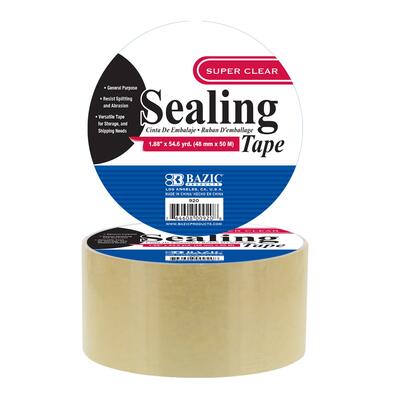 Bazic Clear Packing Tape 1.88
