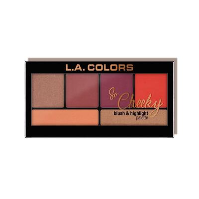 L.A. Colors So Cheeky Blush & Highlight Palette: $16.95