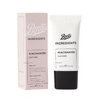 Boots Ingredients Niacinamide Clay Mask 30ml: $0.00