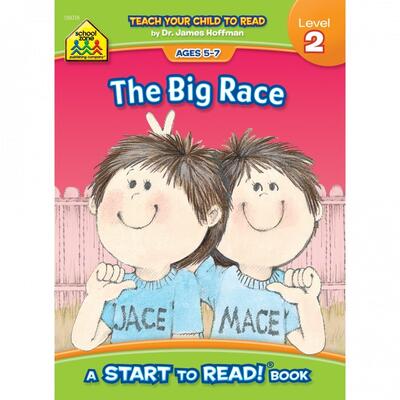 School Zone The Big Race Ages 5 to 7 Start to Read Book