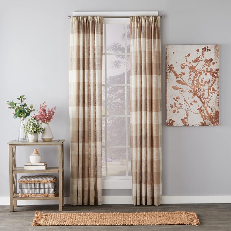 Taupe Curtain Panel 38x84