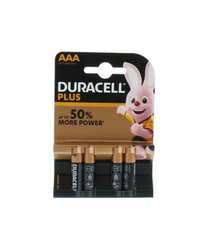 Duracell AAA Plus Power 4's