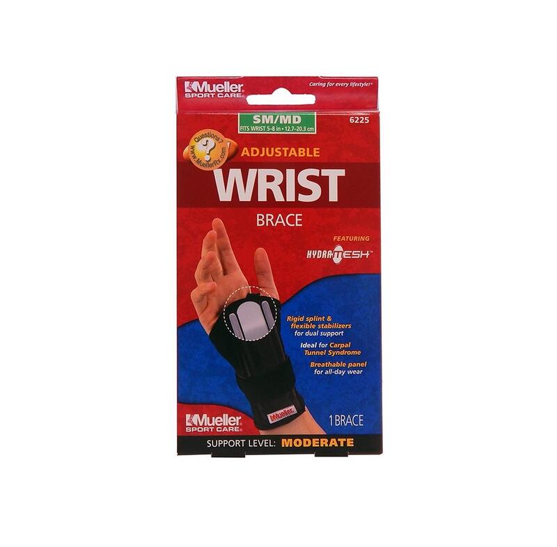 Mueller Suport Levels Adjustable Wrist Brace Black Small/Medium 1 count