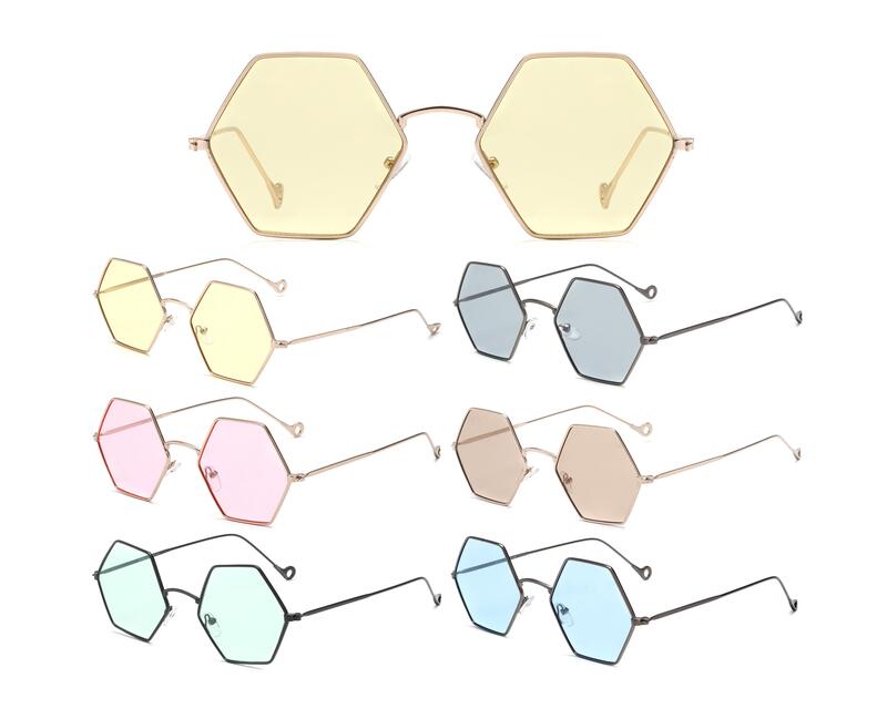 Cougar Sunglasses Colored Lens Fashion-9349c Assorted 1 piece