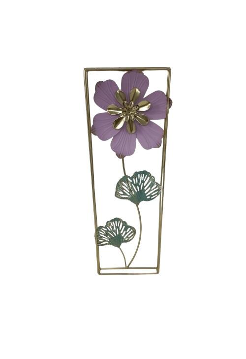 Wall Frame Purple Flower 1 count