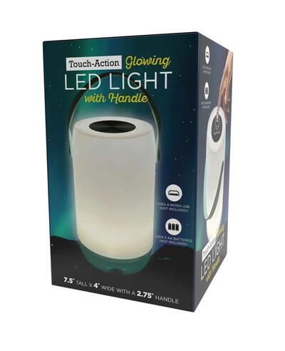 Touch Action Glowing LED Light w/Handle: $40.01