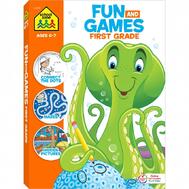 DNR School Zone Fun and Games Kindergarten Ages 6 to 7 Workbook: $0.00