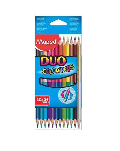 Maped Colour Pencils Duo Felt 12 ct