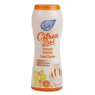 Foam Fresh Citrus Zest Foaming Toilet Cleaner 370g