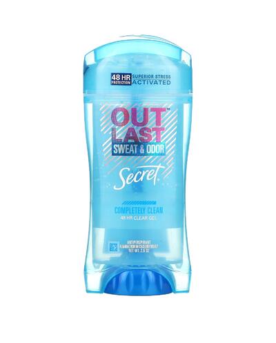 Secret Outlast Completely Clean Invisible Solid Deodorant 2.6oz