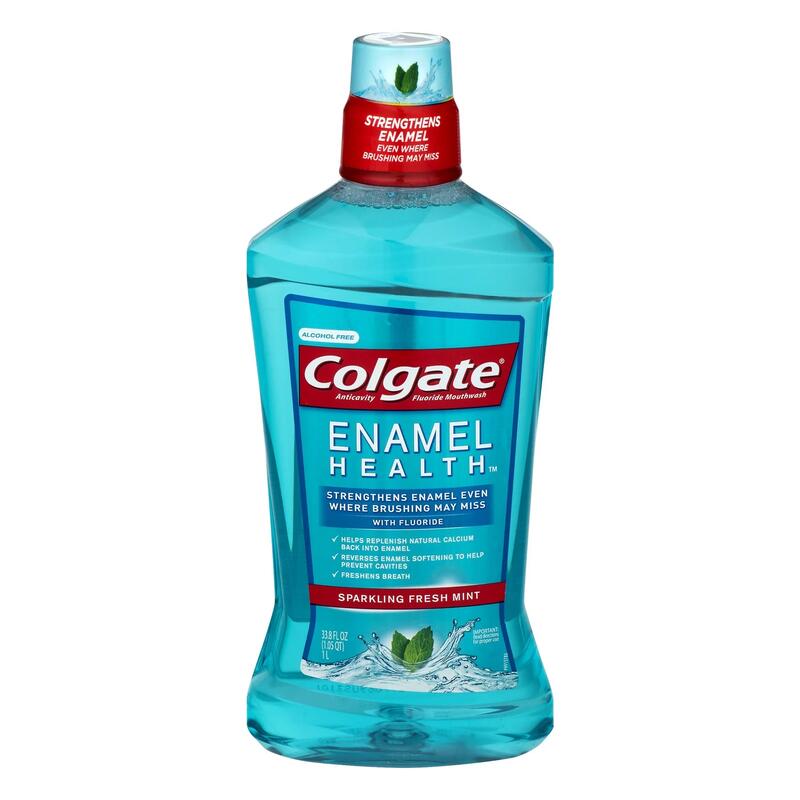 Colgate Enamel Health Sparkling Fresh Mint Mouthwash 33.8oz