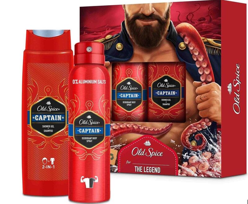 Old Spice Captain Gift Set 2pcs