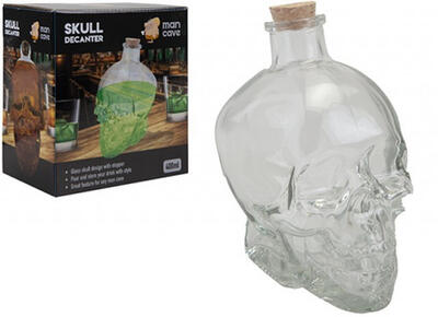 Man Cave Skull Decanter 400ml