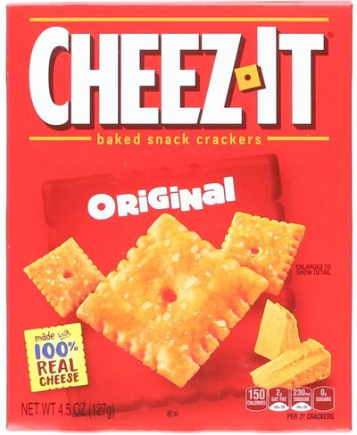 Cheez.It Backed Snack Crackers Original 4.5oz: $8.00