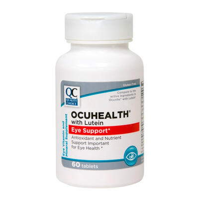 QC OcuHealth with Lutein Eye Support 60 Tablets: $20.00
