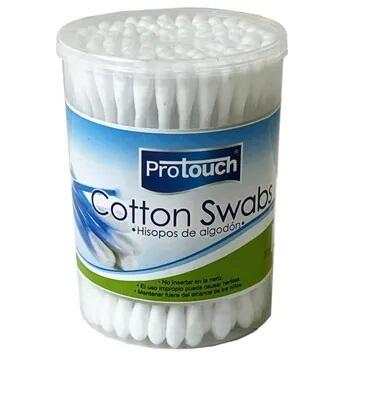 Protrouch Cotton Swab 100 In Round Canister: $4.01