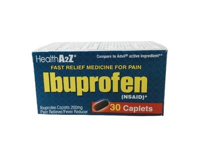 HealthA2Z Ibuprofen 30 Caplets