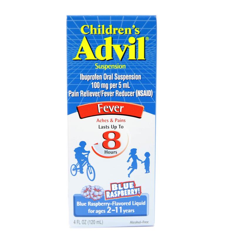 Advil Children Elixir Blue Raspberry 4oz