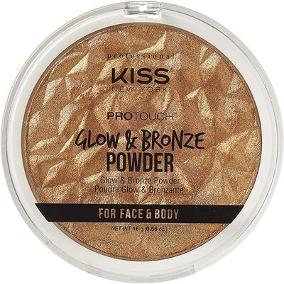 Kiss ProTouch Glow & Bronze Powder For Face & Body Deep: $23.75