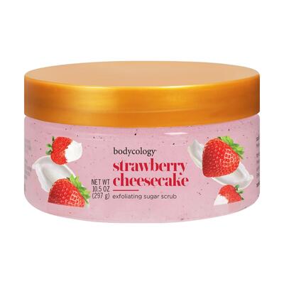 Bodycology Strawberry Cheesecake Exfoliating Suger Scrub 10.5oz