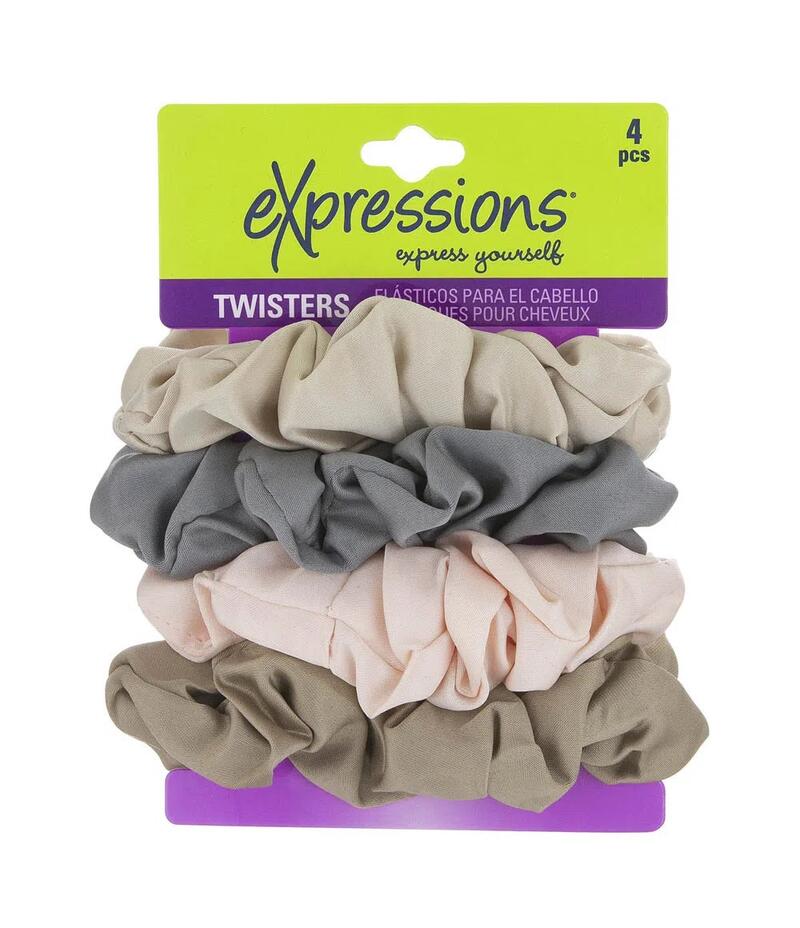 Expressions Satin Twisters 4pk