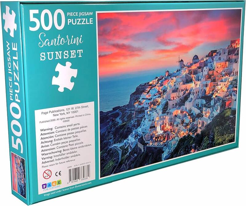 Santorini Sunset Jigsaw Puzzle 500pcs