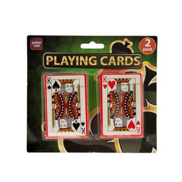 OSQ Plastic Coated Poker Size Playing Cards Set NY020: $7.00