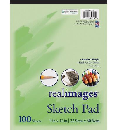 Real Images Sketch Pad 100 Sheets: $15.00