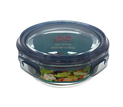 Windrose Round Glass Food Container 400ml