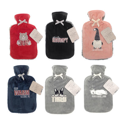 Hot Water Bottle Sherpa Assorted 2 Litres 1 count