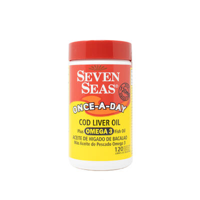 Seven Seas Cod Liver Oil One A Day 120 Capsules: $0.70