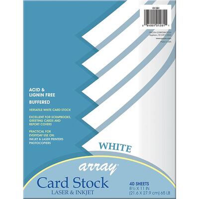 White Card Stock 40shts