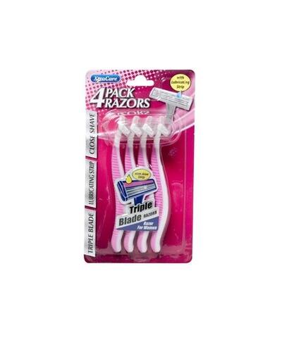 Xtra Care Triple Blade Razors 4 ct