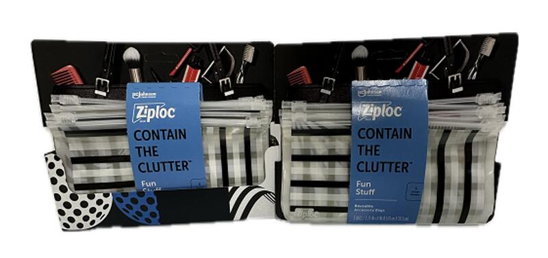 Ziploc Fun Stuff Reusable Accessory Bags 5ct