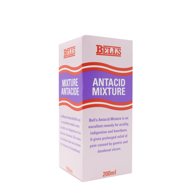 Bells Antacid Mixture 200 ml: $10.00