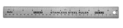 Helix Steel Ruler 12inch