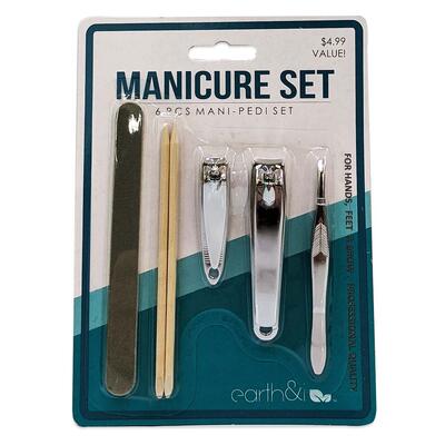Earth & I Manicure Set 6 pieces: $7.00