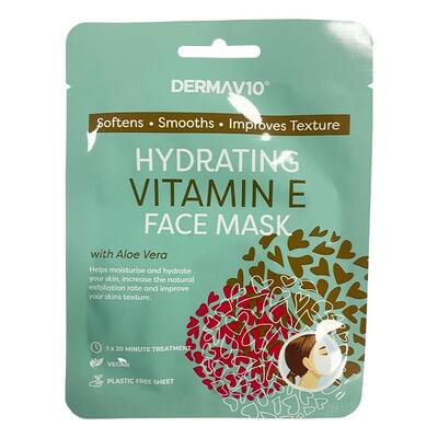 DermaV10 Hydrating Vitamin E Face Mask