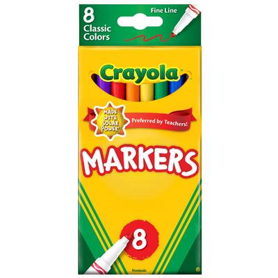 Crayola Classic Thin Line 8ct: $15.00