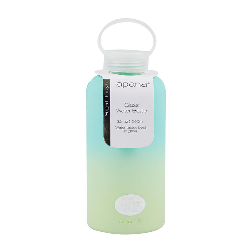 Apana Water Bottle Green/Aqua 23oz